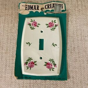 Vintage Plastic switch plate cover